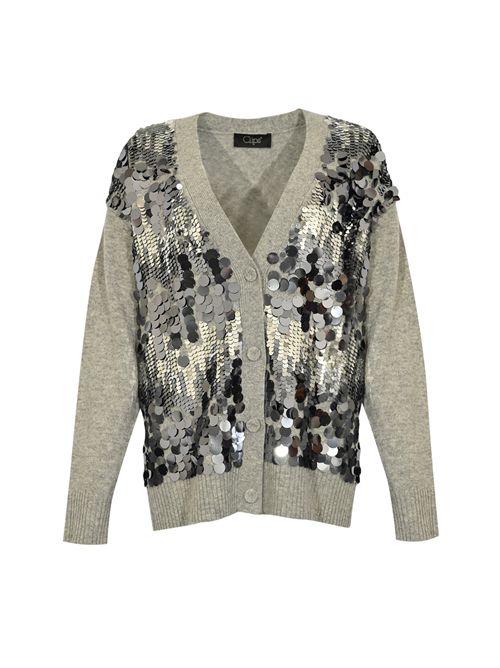 Cardigan in lana con paillettes Clips | A800 567400007